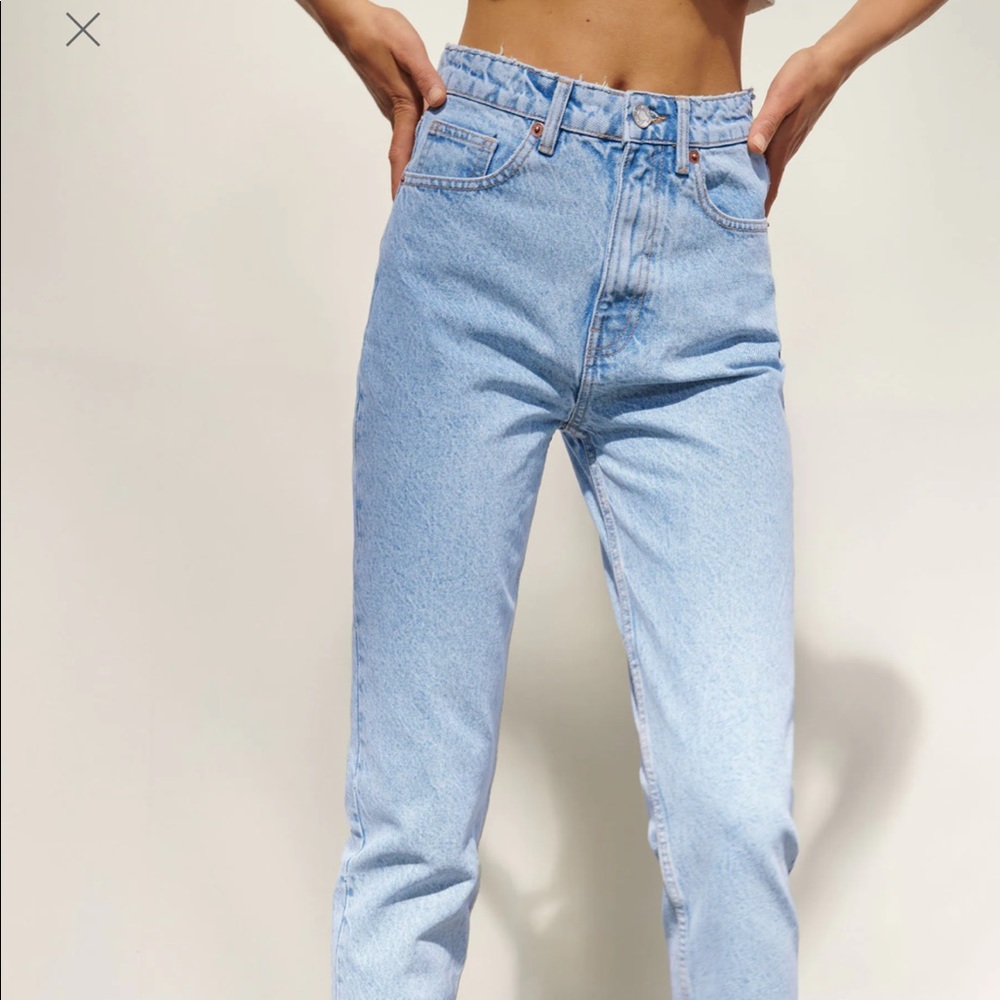 Zara mom jeans